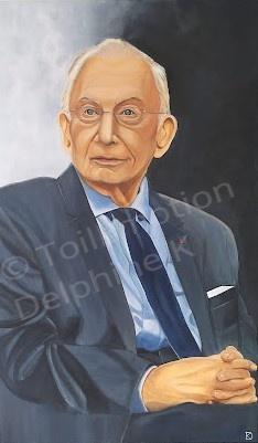 Portrait acrylique sur toile 200x120 cm