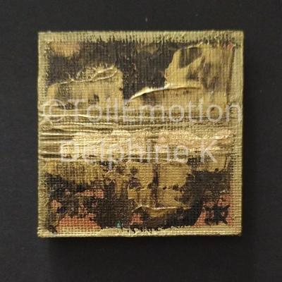 Handmade magnet square format 5 x 5 cm