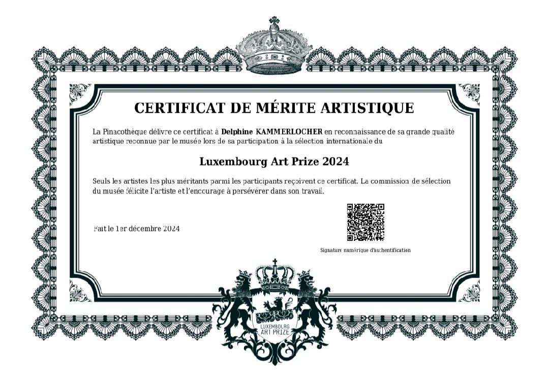 Certificat mérite Luxembourg 2024